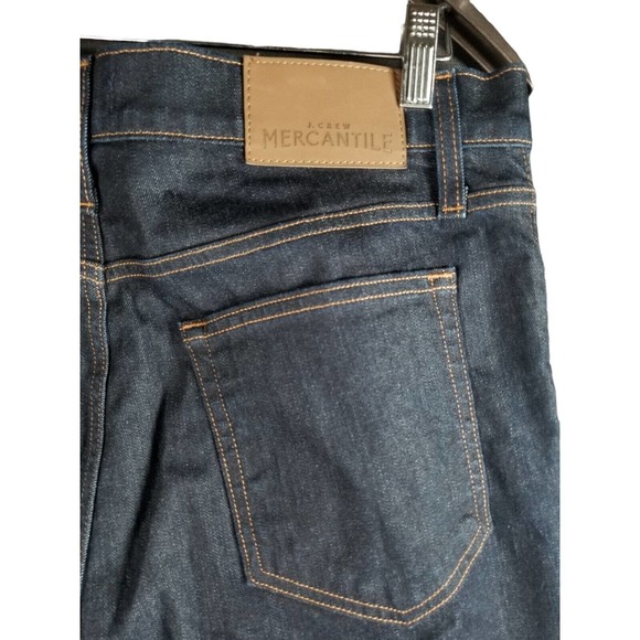 J. Crew Mercantile Straight‎ Dark Blue Jeans Men's 34x34 Dark Wash - Picture 9 of 11